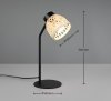 Lampka stołowa nocna pleciona bambusowa kolor naturalny owalna boho rustykalna industrialna minimalistyczna klasyczna LAURENT R56091032 Rl 